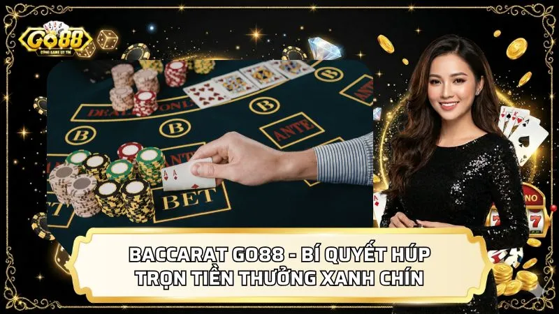 Baccarat GO88 - Bí Quyết Húp Trọn Tiền Thưởng Xanh Chín